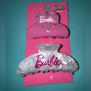 Forever 21 Barbie hair claw clips rare
